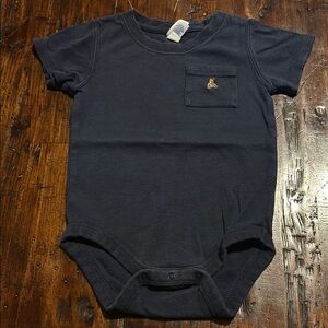BABY GAP GUC BOYS NAVY BLUE ONESIE TOP SHIRT TSHIRT SUMMER SHIRTS SZ 18 24 MONTH